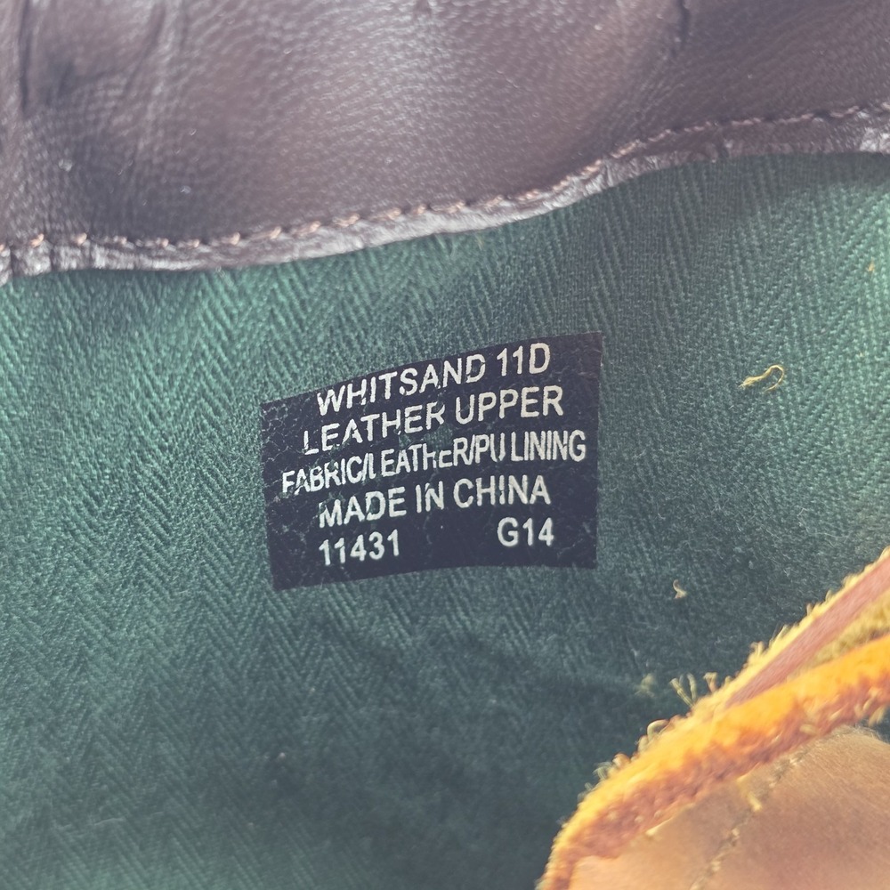 Polo Ralph Lauren Whitsand 11431 Genuine Leather Duck Boots US 11 D Brown Boot - Picture 10 of 12